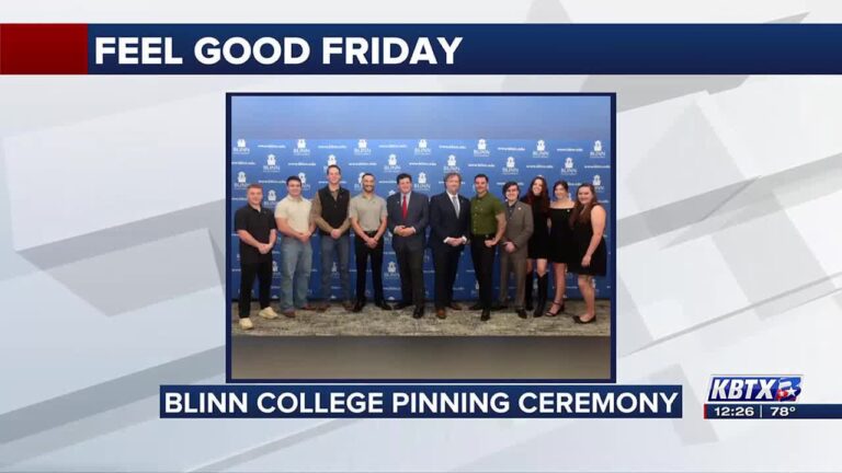 Blinn Paramedic Program recognizes 12 graduates with pinning ceremony