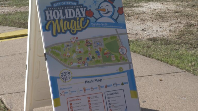 Holiday Magic returns to Sue Haswell Park Wednesday after being postponed last month