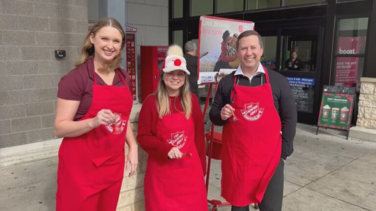 KBTX spends the day at the red kettle