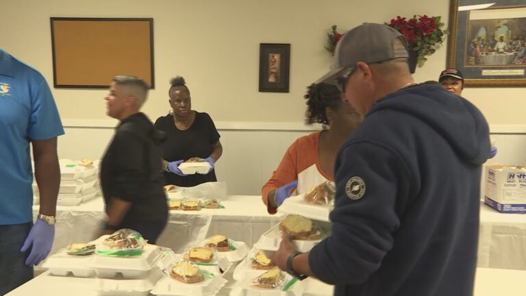 New Years meal being offered by local woman