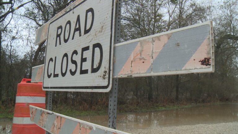 Grimes County Road & Bridge Department responds to flooded areas