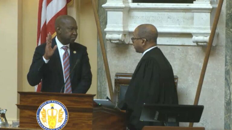 Aggie sworn in as first Black speaker of Virginia’s House of Delegates