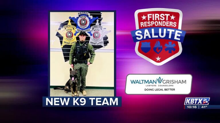 Milam County Sheriff’s Office introduces new K9 team