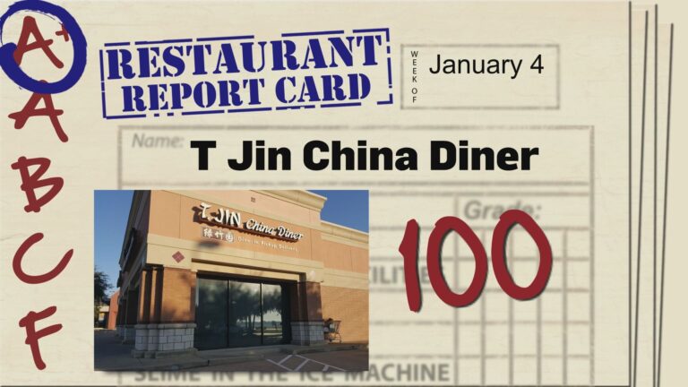 Restaurant Report Card: January 4, 2024