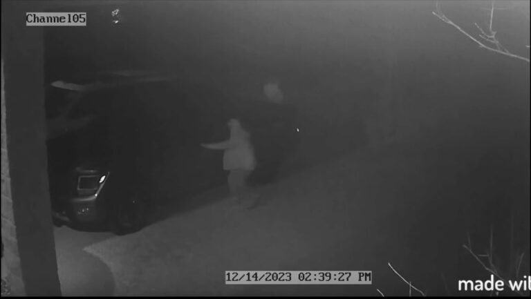 Brazos County Crime Stoppers shares video of pickup being stolen