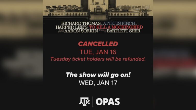 OPAS cancels Tuesday show, Wednesday show is still scheduled