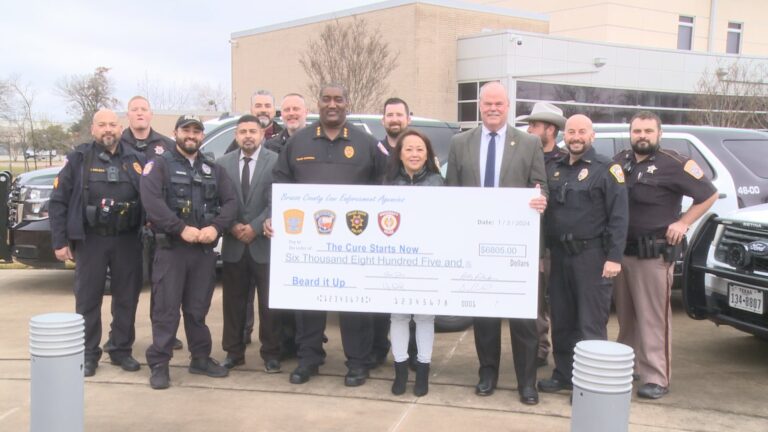 Law enforcement rasie over $6,000 for “Beard it Up” campaign