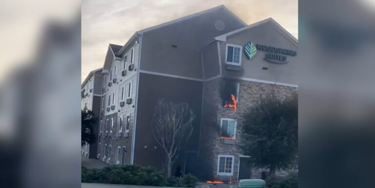 Firefighters respond to fire inside Bryan hotel