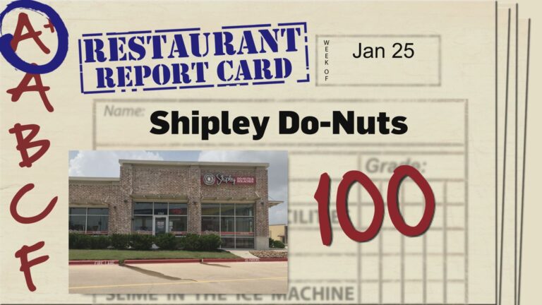 Restaurant Report Card: January 25, 2024