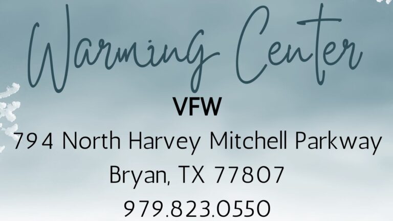 Volunteers needed to keep VFW Post 4692 warming center open in Bryan