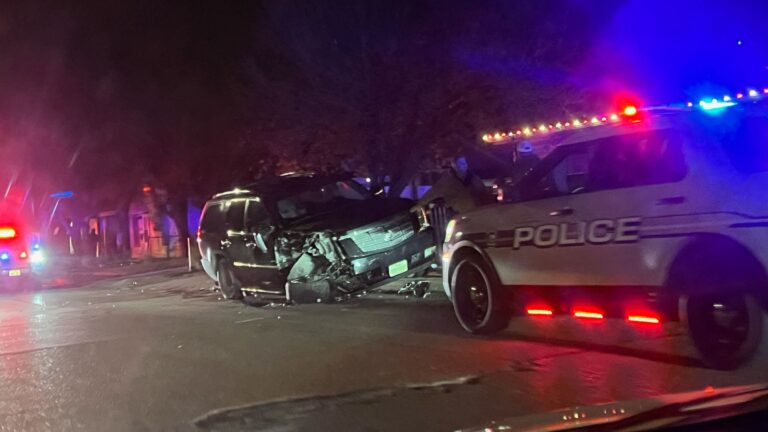 Bryan Fire Department vehicle involved in collision with SUV