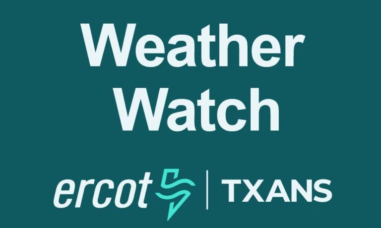 ERCOT issues weather watch ahead of next week’s cold temperatures