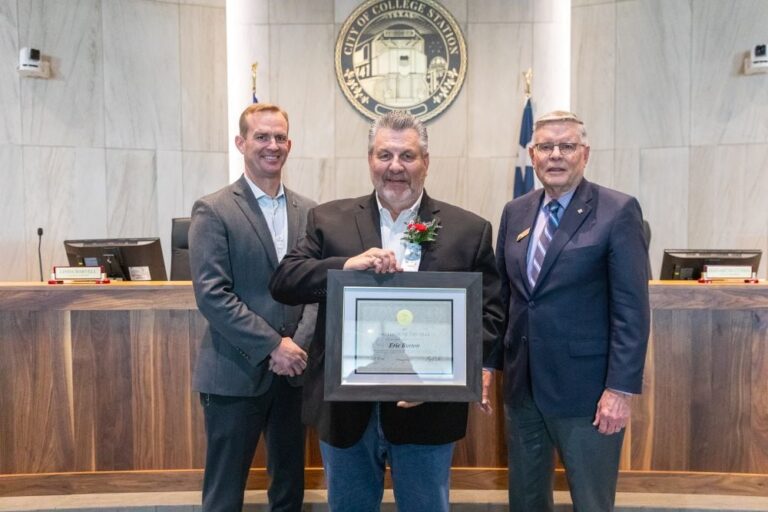 Community Development’s Eric Barton named City of College Station’s 2023 Employee of the Year