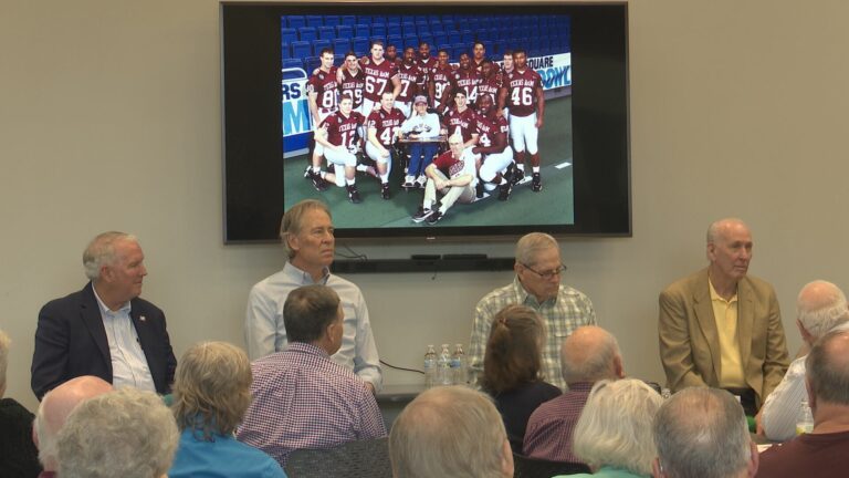 R.C. Slocum, Mark Johnson hold panel at Larry J. Ringer library