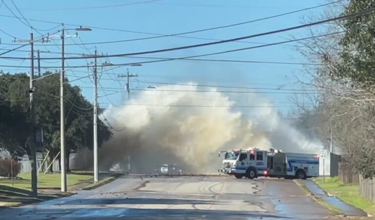 Rock Prairie Road closed briefly due to large water leak, flooding