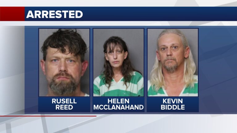 Three arrested following months-long drug investigation