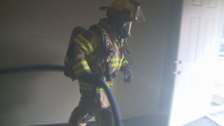 College Station fire department trains in soon-to-be-demolished home