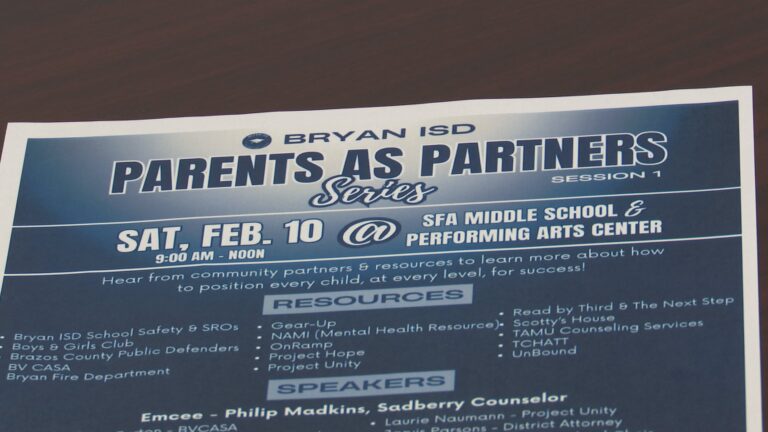 Bryan ISD families can meet community resources at Parents as Partners event