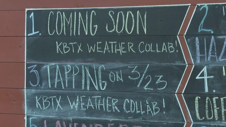 KBTX weather team going head-to-head in KinderHill’s Spring Fling beer collaboration