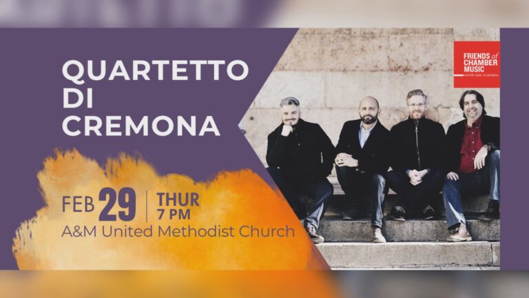 Friends of the Chamber Music presents Quartetto di Cremona