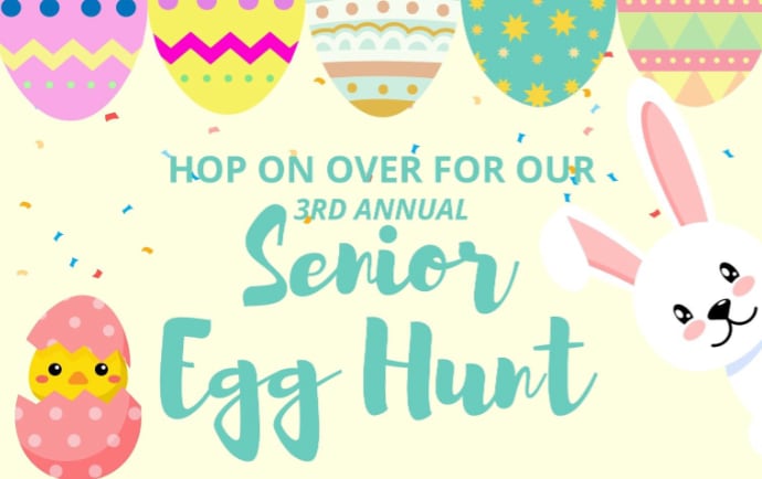 Senior citizens invited to Easter egg hunt at Veterans Park