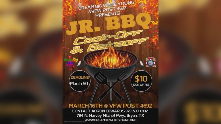 Dream Big While Young Program holding Jr. BBQ Cookoff and Bakeoff