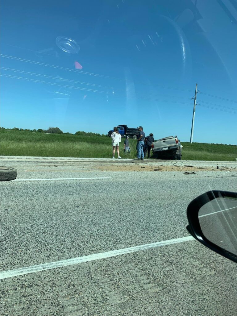 Crews working major accident, roadway closed