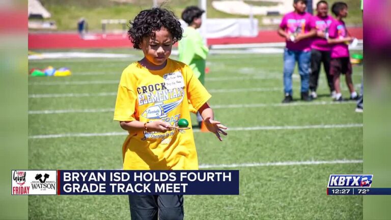 Feel Good Friday: Bryan ISD 4th grade track meet