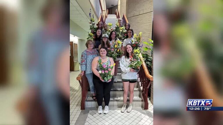 Feel Good Friday: A&M floral design students display class projects