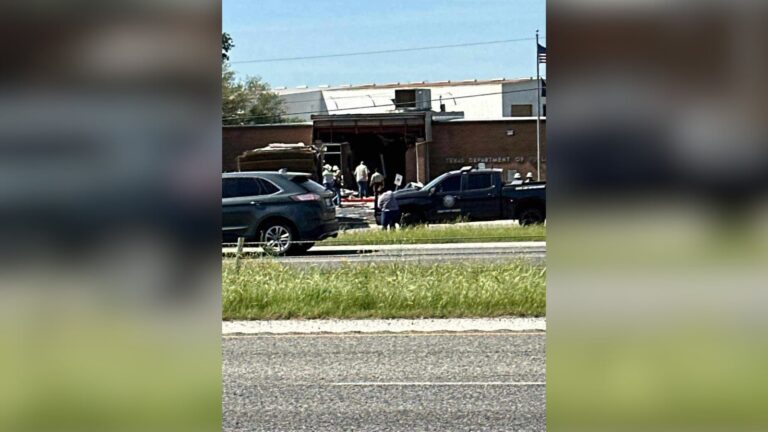 Stolen 18-wheeler crashes into Brenham DPS Office, serious injuries reported