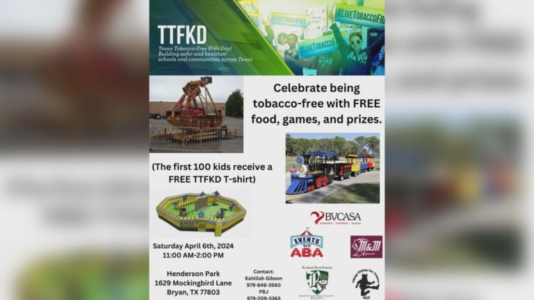 Bryan High School students organize event to encourage tobacco-free lifestyle