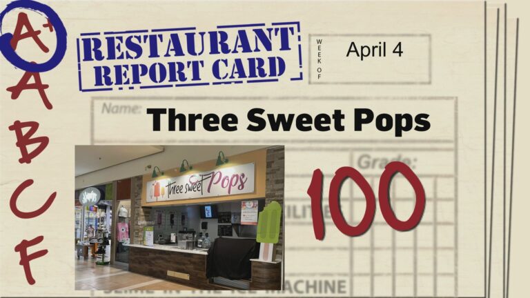 Restaurant Report Card: April 4, 2024