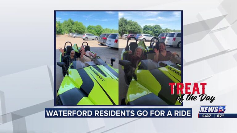 Treat of the Day: Waterford Senior Living Community residents go for a ride