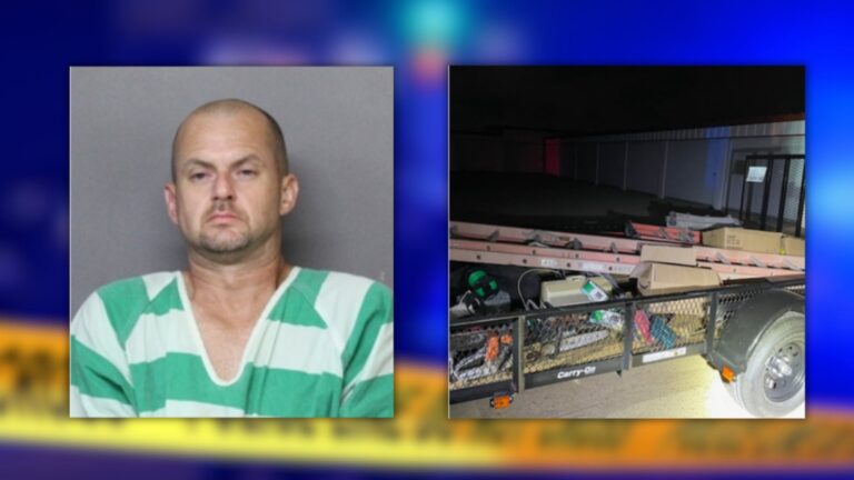 Grimes County deputies find man breaking into storage units