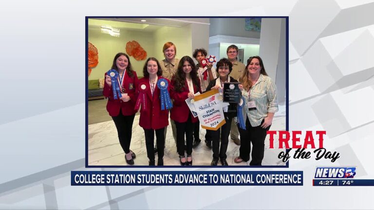 Treat of the Day: College Station students advance to national conference