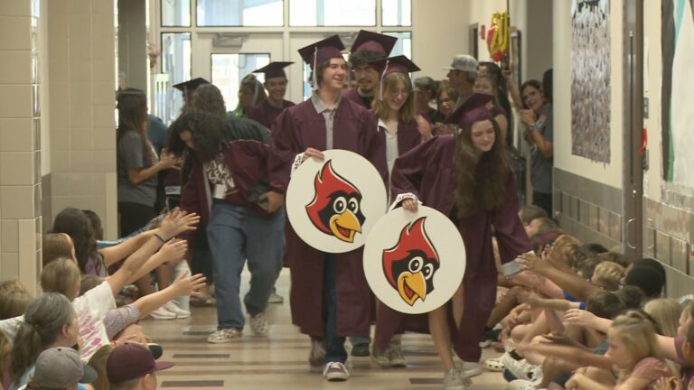 College Station ISD high school students celebrate ‘Senior Walk’