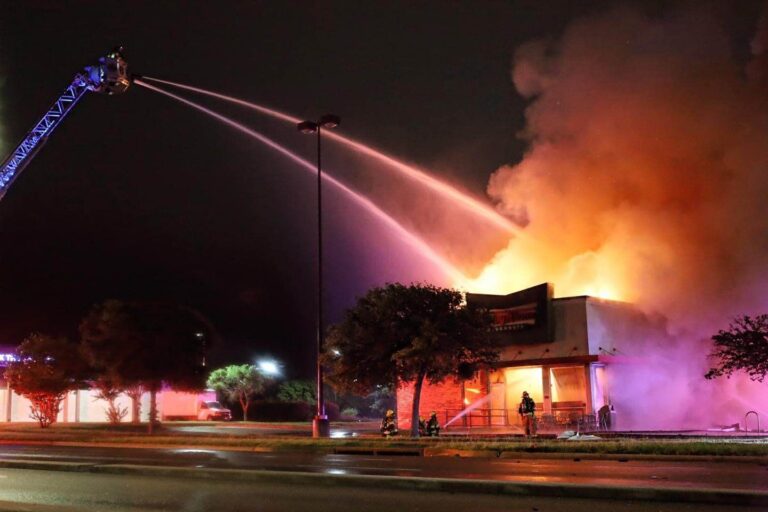 Fire erupts at College Station Krispy Kreme location Monday morning