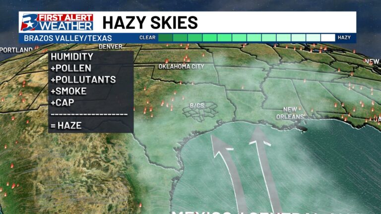 Why the haze? Humidity, wildfire smoke from Mexico among reasons for milky skies this week