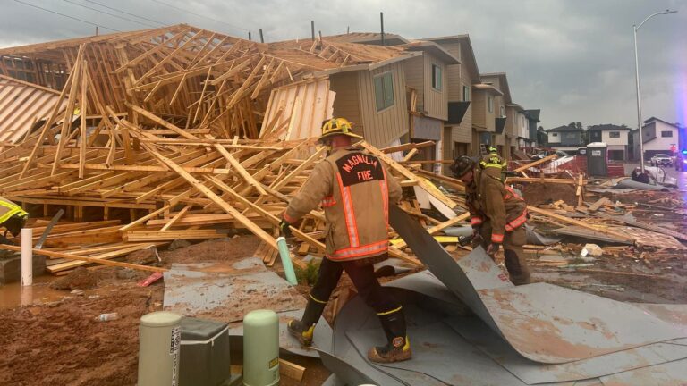 16-year-old killed when storms blow down home under construction