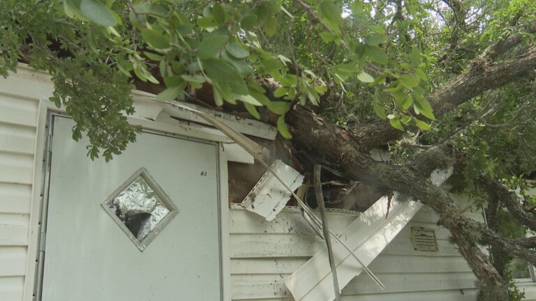 ‘Being around my family will make everything way better’ Burton family loses home in severe weather