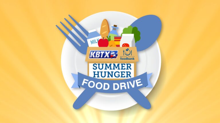 KBTX and Brazos Valley Food Bank teaming up for Summer Hunger Food Drive