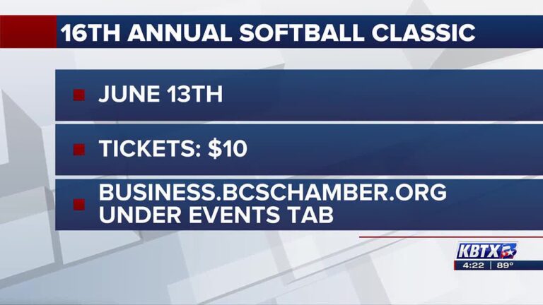 16th Annual Softball Classic with BCS Chamber of Commerce