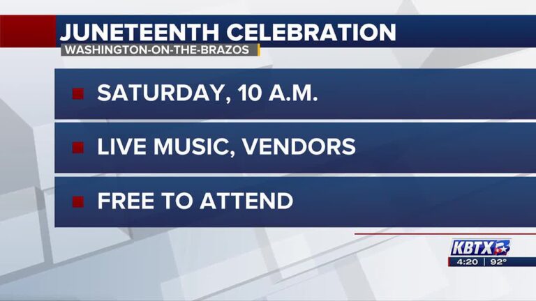 Washington-on-the-Brazos on their Juneteenth celebration