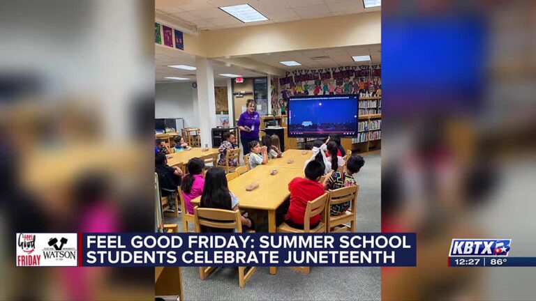 Feel Good Friday: Summer school students celebrate Juneteenth