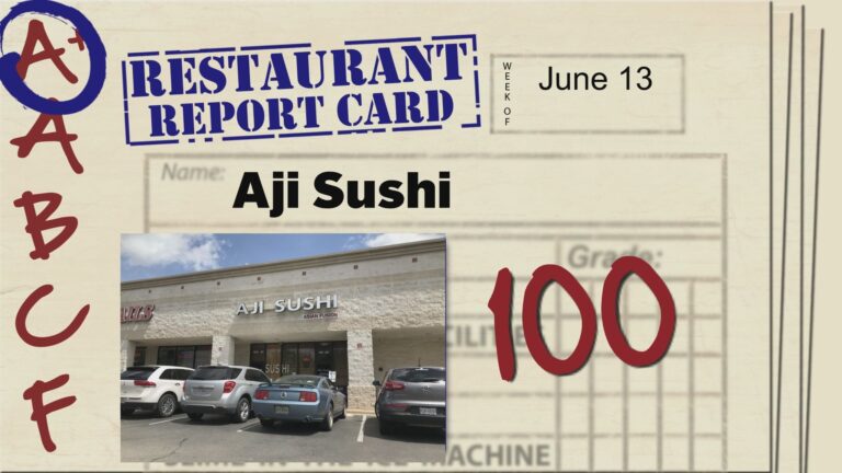 Restaurant Report Card: June 13, 2024