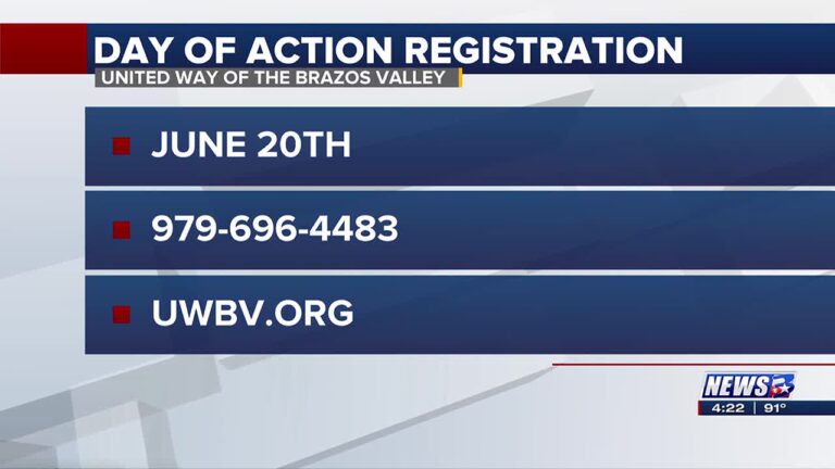 United Way of the Brazos Valley needs volunteers for their Day of Action