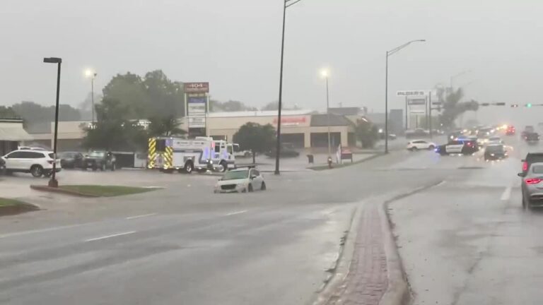 Part of University Drive closed due to flooding