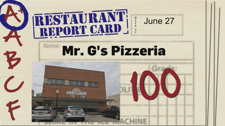 Restaurant Report Card: June 27, 2024