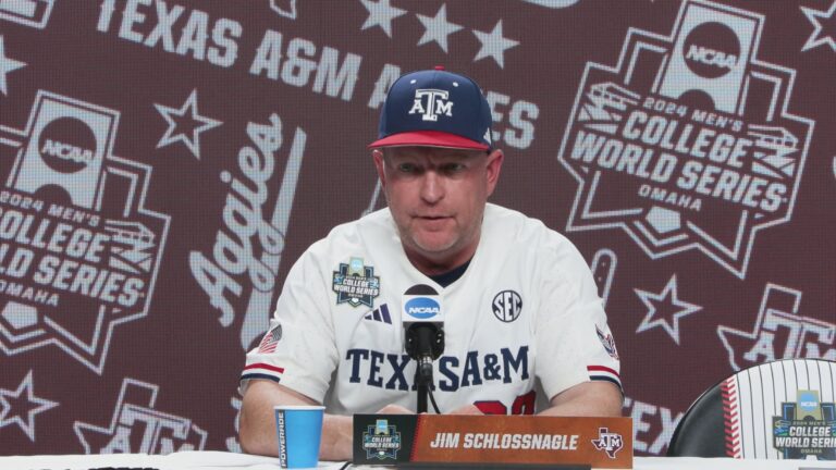 Coach Schlossnagle apologizes after A&M fans get kicked out of game for heckling