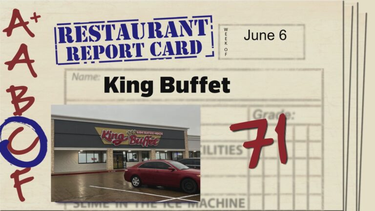 Restaurant Report Card: June 6, 2024